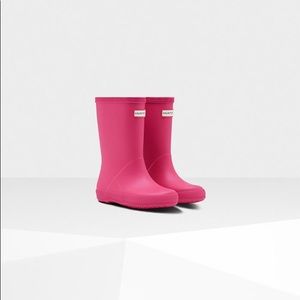 Hunter rain boots bright pink US 8